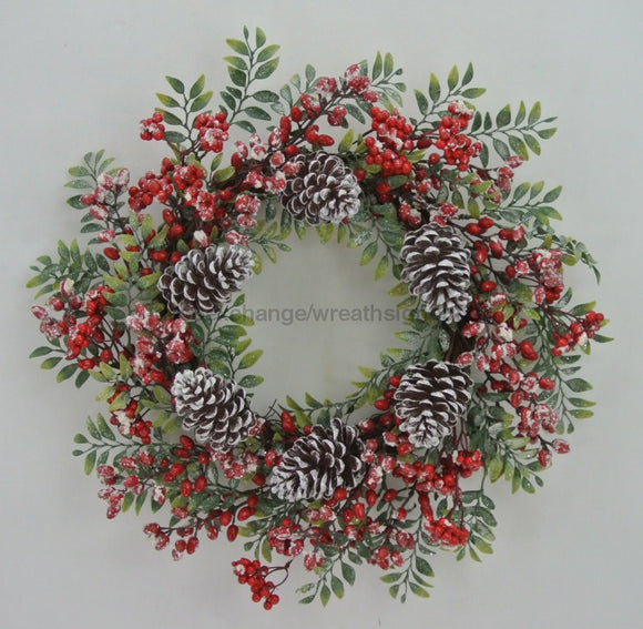 24 In Pinecone & Berry 82785 Greenery