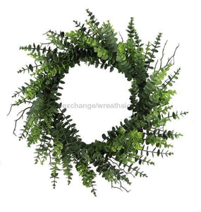 24"Dia Eucalyptus Wreath Tt Green Fg5531 - healthypureonline