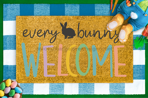 Every Bunny Welcome - Easter - 30x18" Coir Door Mat - DECOE-CM-005 - healthypureonline