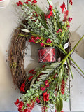 Christmas Grapevine Simple Wreath Kit - Wk-115 Wk-115-012
