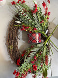 Christmas Grapevine Simple Wreath Kit - Wk-115 Wk-115-013