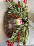 Christmas Grapevine Simple Wreath Kit - Wk-115 Wk-115-029