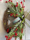 Christmas Grapevine Simple Wreath Kit - Wk-115 Wk-115-1A6