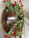 Christmas Grapevine Simple Wreath Kit - Wk-115 Wk-115-4X2
