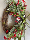 Christmas Grapevine Simple Wreath Kit - Wk-115 Wk-115-951