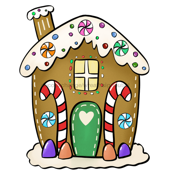 Christmas Sign, Gingerbread House, wood sign, DECOE-W-035 - healthypureonline®