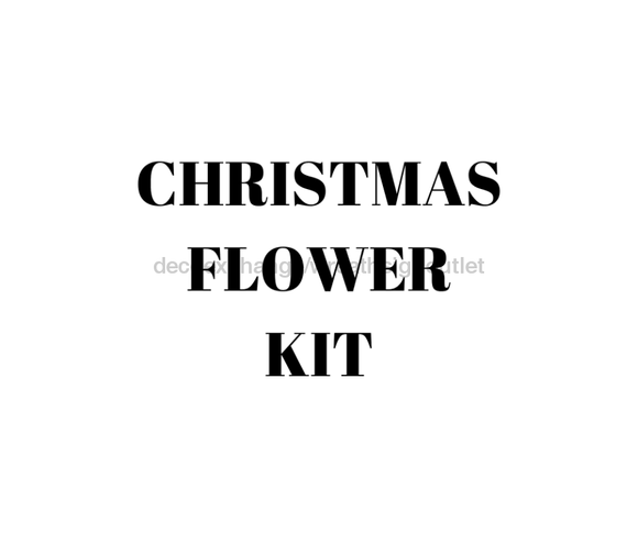 Christmas Small Flower- Wreath Kit - WK-093 - healthypureonline®