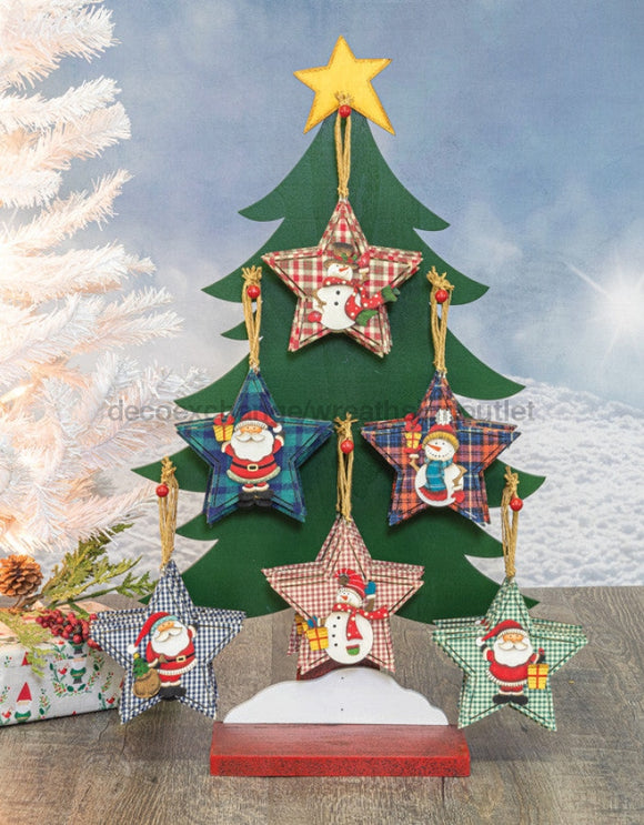Country Star Orn 10336 - 6 assorted ornaments - Stand not included - healthypureonline