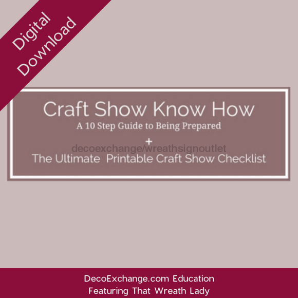 Craft Show Know How Featuring That Wreath Lady - healthypureonline