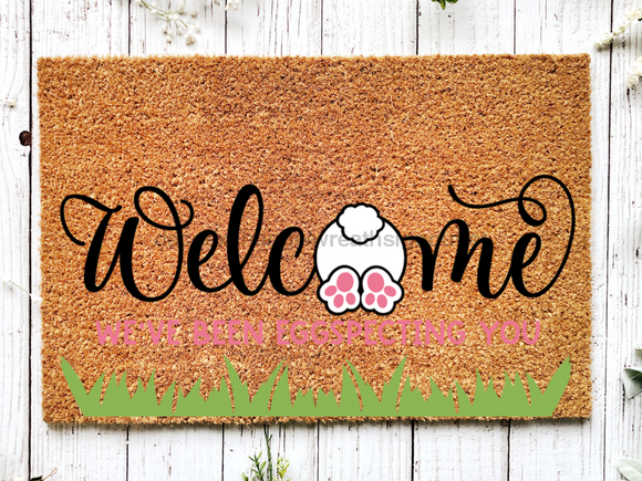 Funny Doormat, Coir Doormat, Welcome Mat, Housewarming Gift, Bunny Doormat, Front Door Doormat, Easter Doormat, New Homeowner Gift DECOE-CM-113 - healthypureonline®