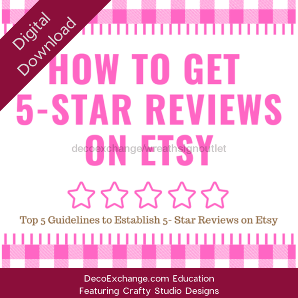 How to Get 5-Star Reviews on Etsy Featuring Crafty Studio Designs - healthypureonline