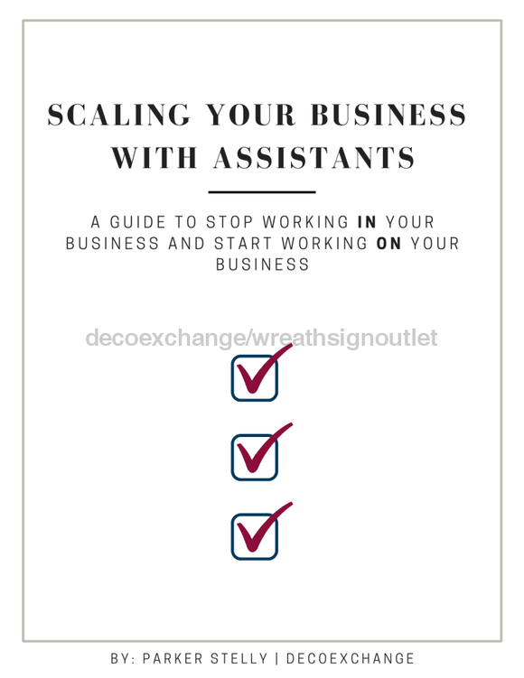 Scaling Your Business with Assistants - An E-Book by Parker Stelly - healthypureonline
