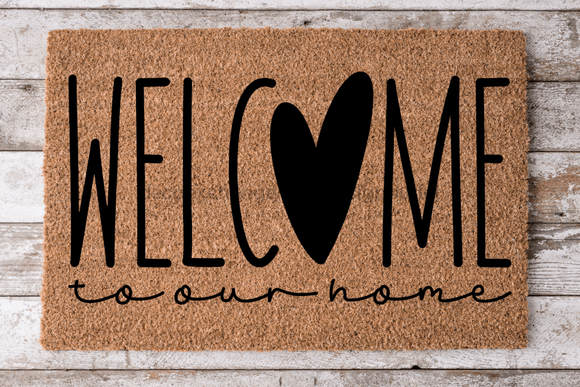 Welcome To Our Home - Door Mat - 30x18