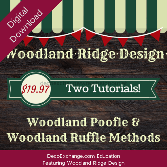 Woodland Poofle with Bonus Woodland Ruffle Tutorial Featuring Woodland Ridge Design - healthypureonline