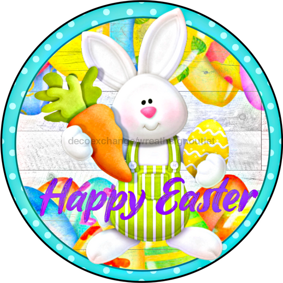 Wreath Sign, Easter Sign, Easter Bunny, Carrots, 12