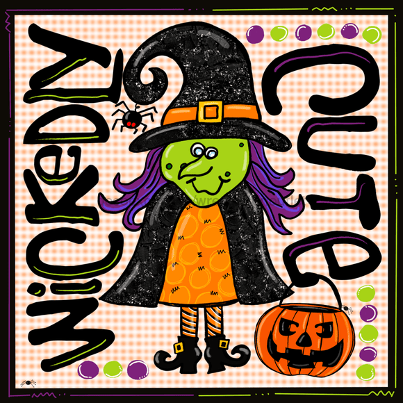 Wreath Sign, Wickedly Cute Halloween 10